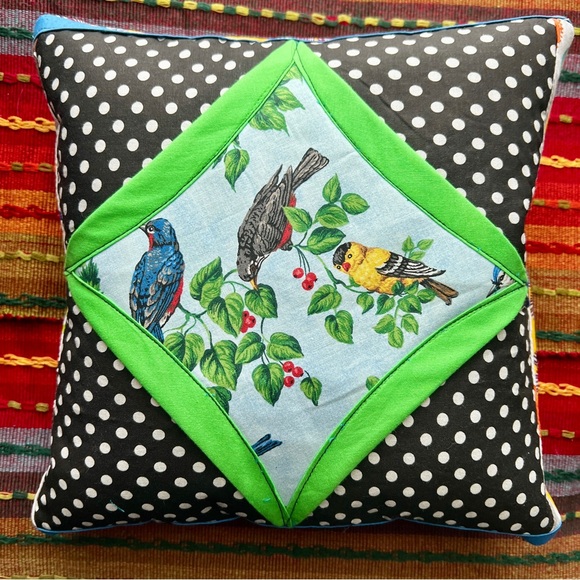 Tooth Fairy Pillow - Birds and Greenery - Picture 3 of 11